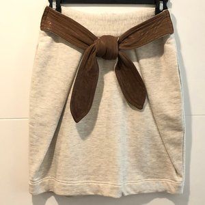 Sea Mini Skirt with Bow Tie Size 4